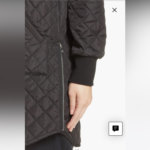 Zella Longline Quilted Bomber Jacket - Picture 4 of 12